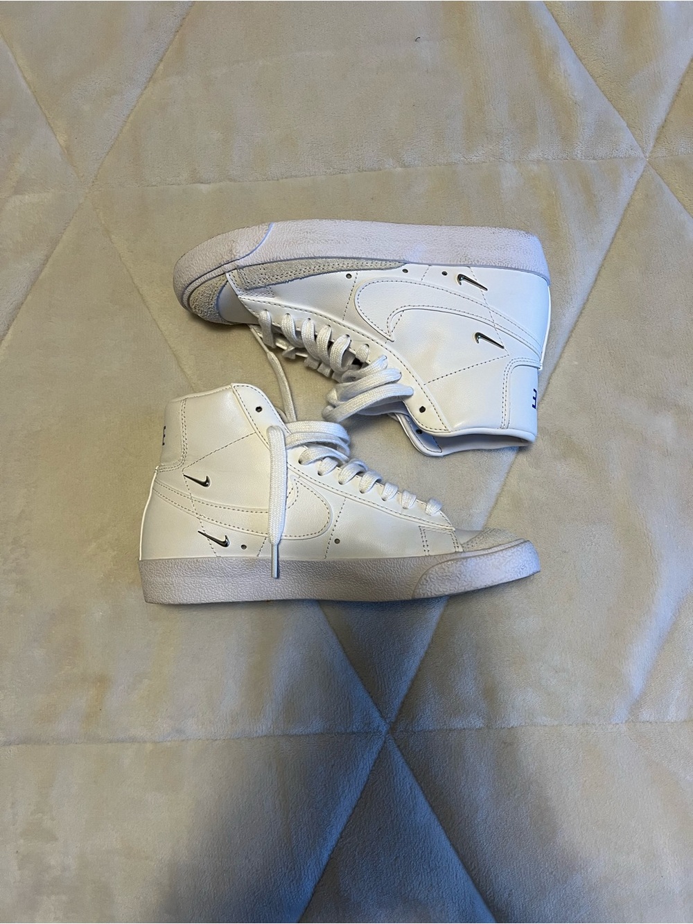 Nike White High-Top Sneakers